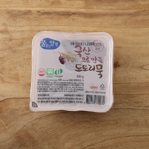 국산 도토리로 만든 도토리묵(500g)